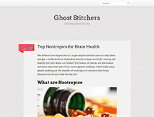 Tablet Screenshot of ghoststitchers.com